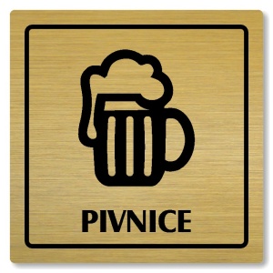 Pivnice, 118x118mm, zlatá, Arizona